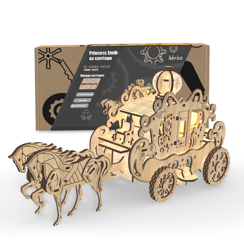 Princess Amelia Carriage Puzzle Toy Image