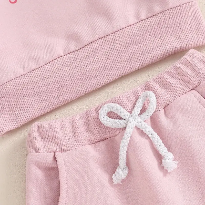 Children's Letter Jacket Lengthened Blouse And Pants