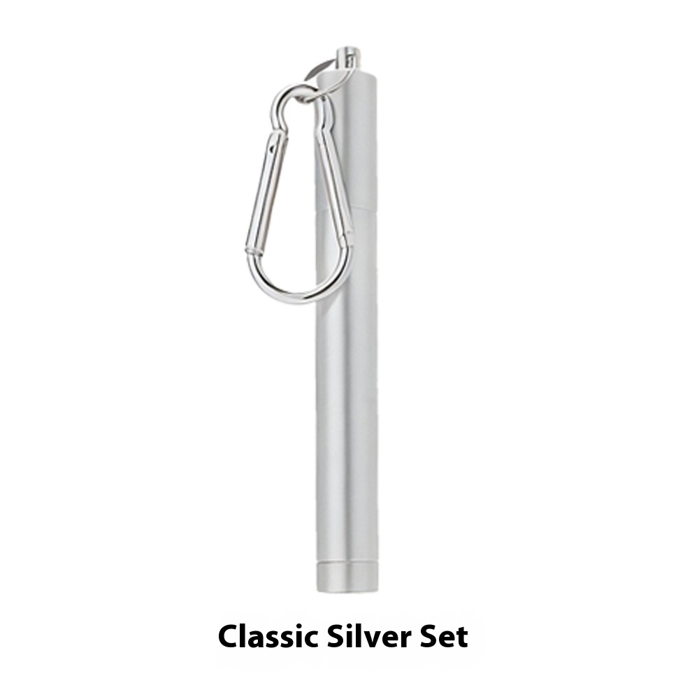 Classic Silver Aluminum Tube