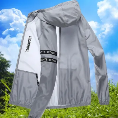 Lightweight Breathable Sun Protection Clothing Men's Jacket