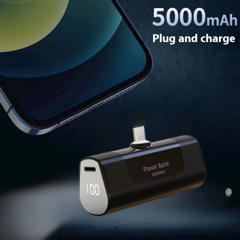 Wireless Capsule Digital Display Fast Charge Power Bank