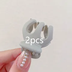 Women's High Ponytail Grip Fixed Anti-collapse Hairpin Headdress - 5 Gray Medium 35Cm - View 1