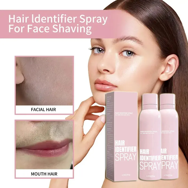 Hair Identifier Spray Set for Face Shaving Moisturizing Dermaplaner