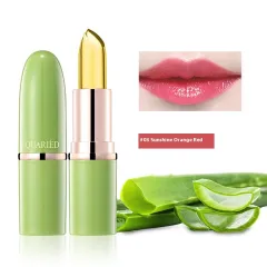 Aloe Jelly Temperature Change Lipstick Lip Care - 03 Sunshine Orange Red - View 1
