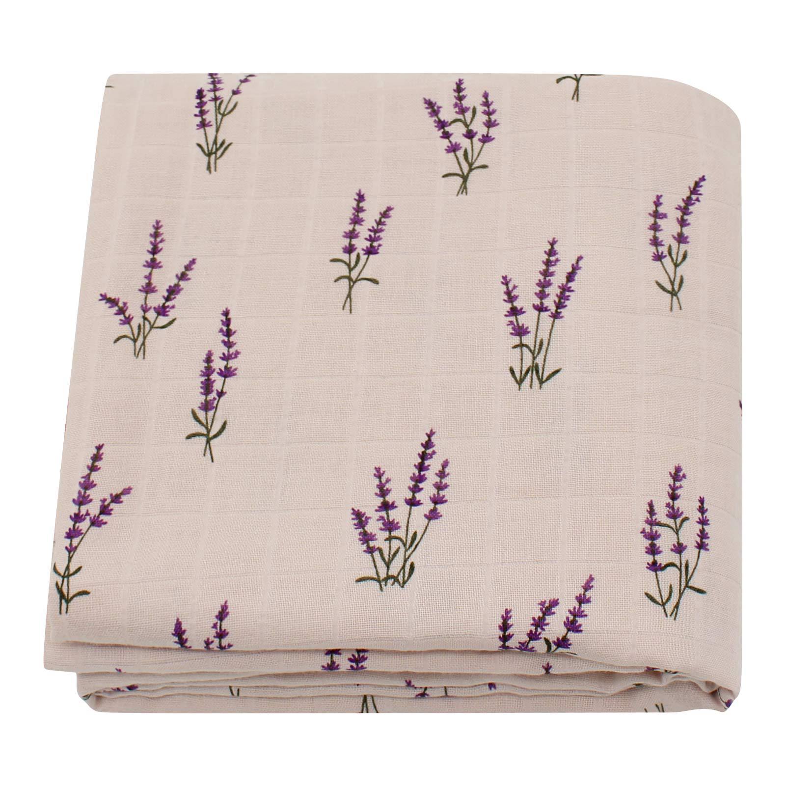 Lavender bamboo cotton