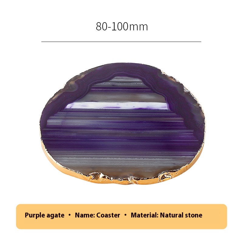 Purple Agate Coasters