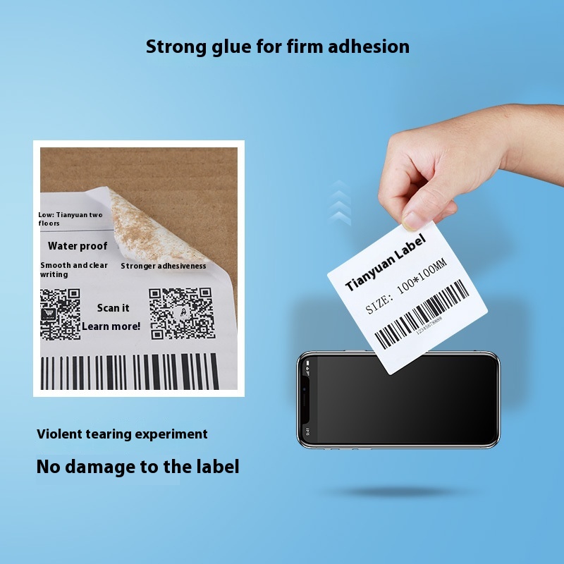 Thermal Label Paper Logistics Express Electronic Face Sheet 1