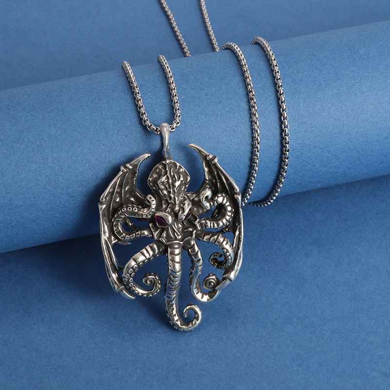 Men's Octopus Monster Punk Necklace