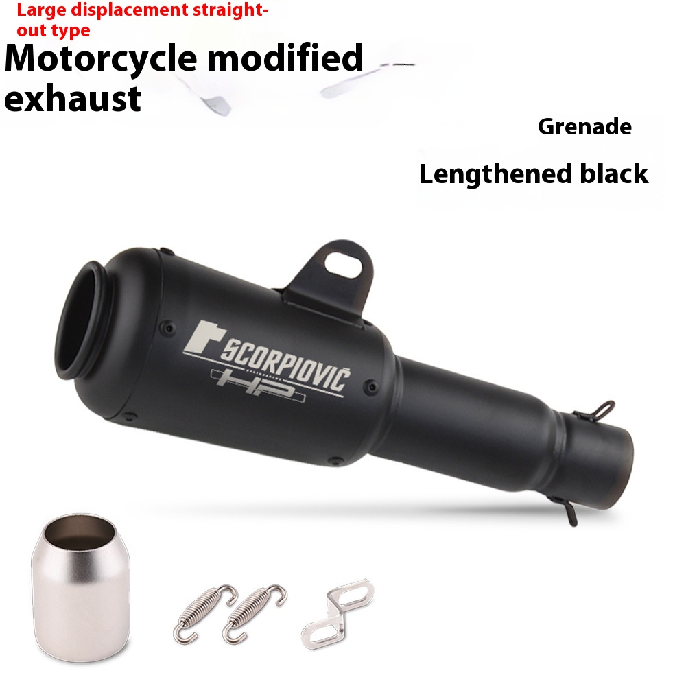 Motorcycle Modification Flower Cover Barrel Exhaust Pipe Universal - Image 3