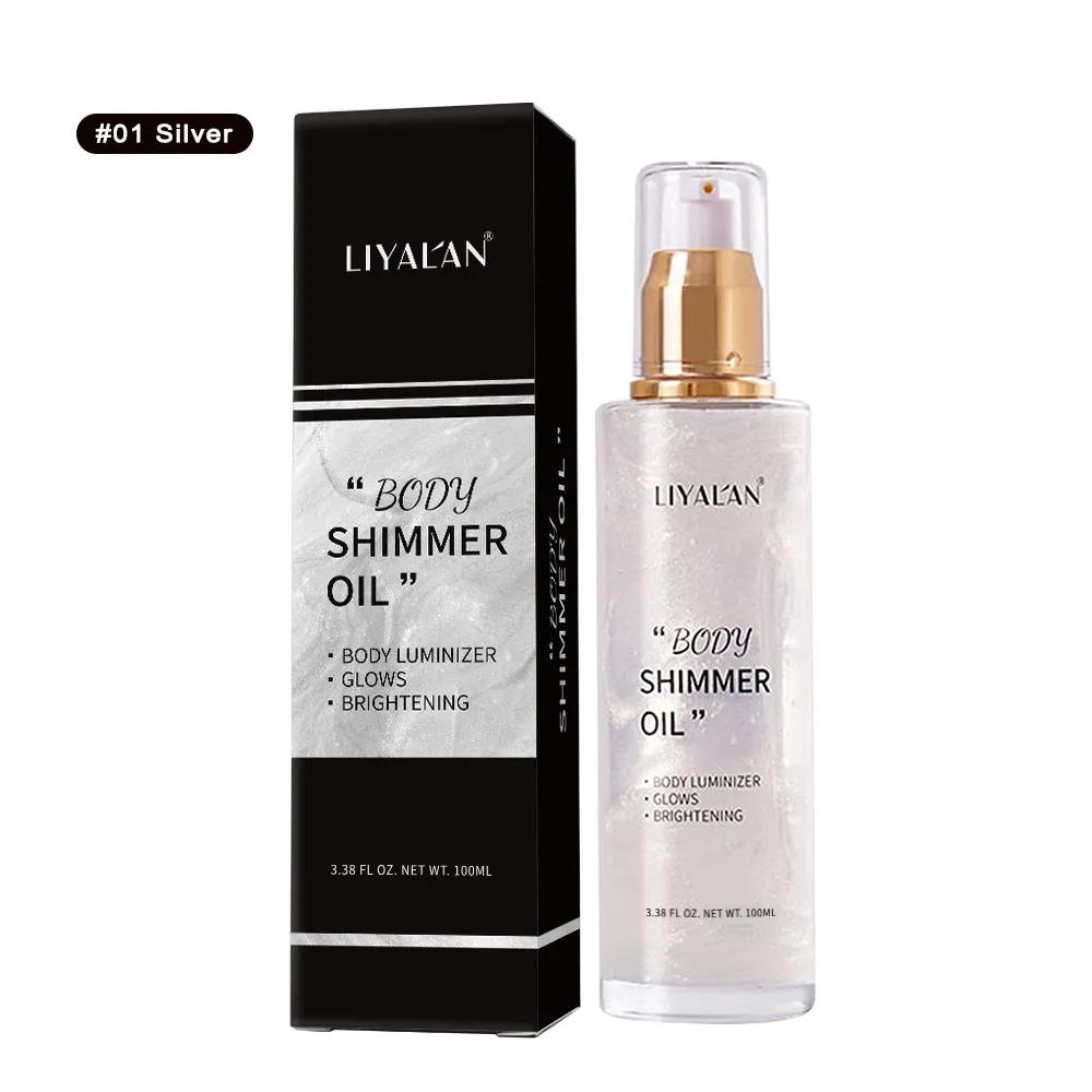 Body Gloss Oil Facial Repair Liquid Highlight Oil - 100Ml