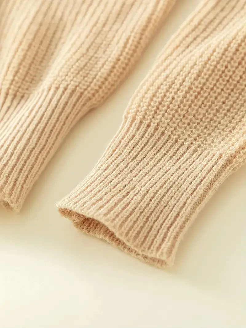 Lady's Sweater Cardigan Loose V-neck Coat