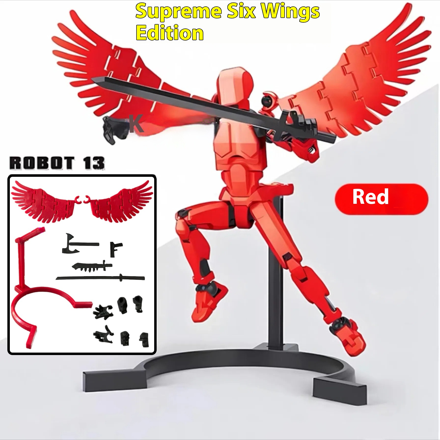 red two wing angel