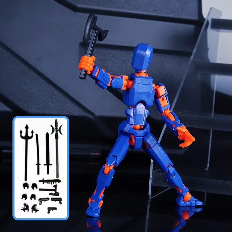 Orange Blue Movable Joint