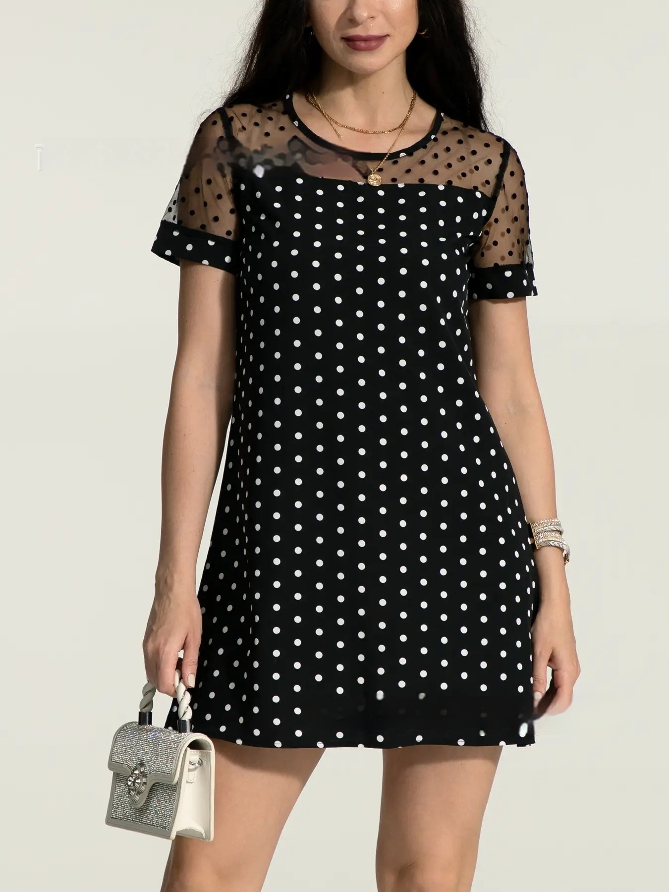 Black And White Polka Dot