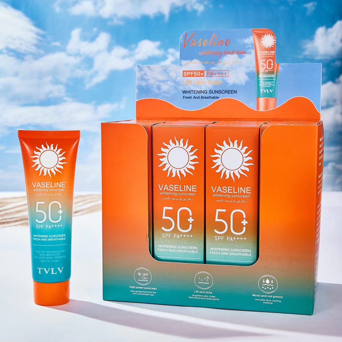 Whitening sunscreen