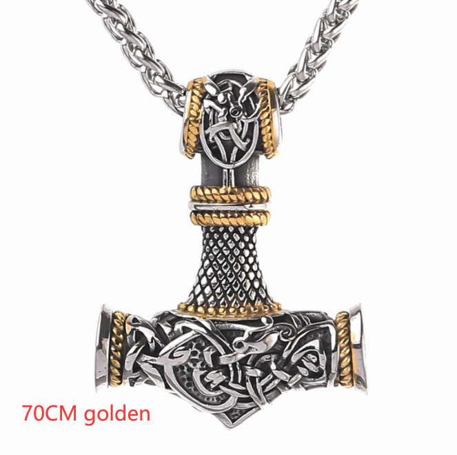 Viking Rune Pendant Necklace for Men.