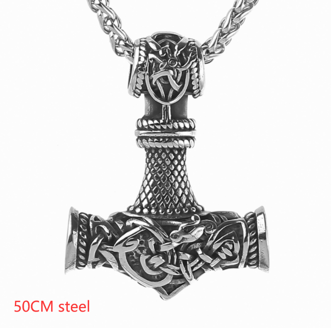 Viking Rune Pendant Necklace for Men.