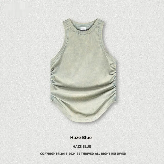 American Street Style Vest Sexy Blue - Shop at LoveMi