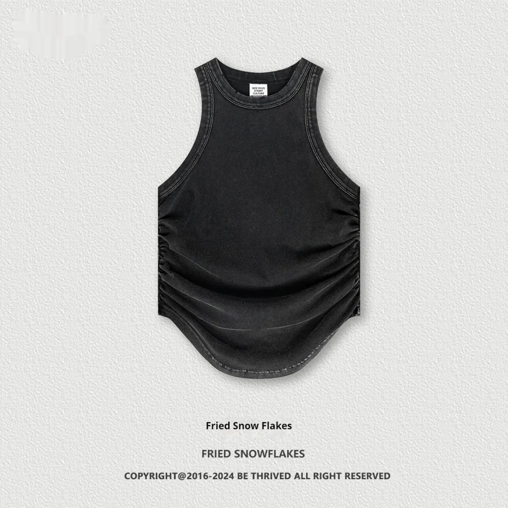 American Street Style Vest Sexy - Fried Snowflake-Xl