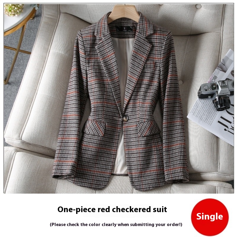 Red Plaid Suit