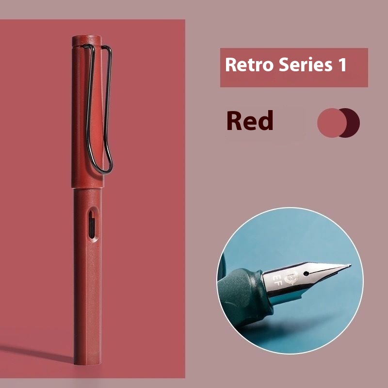 Retro Red Bare Pen