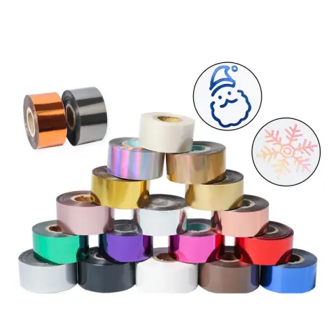 Electrochemical Aluminum Leather Plastic Hot Gold Foil Branding Multi-color