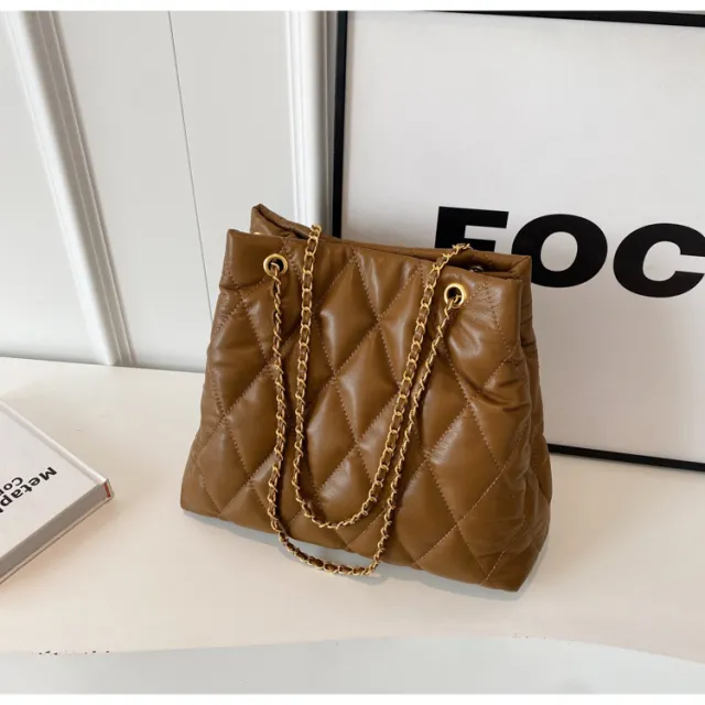 Advanced Texture Large Capacity Shoulder Messenger Bag For Women Brown - Shop at LoveMi