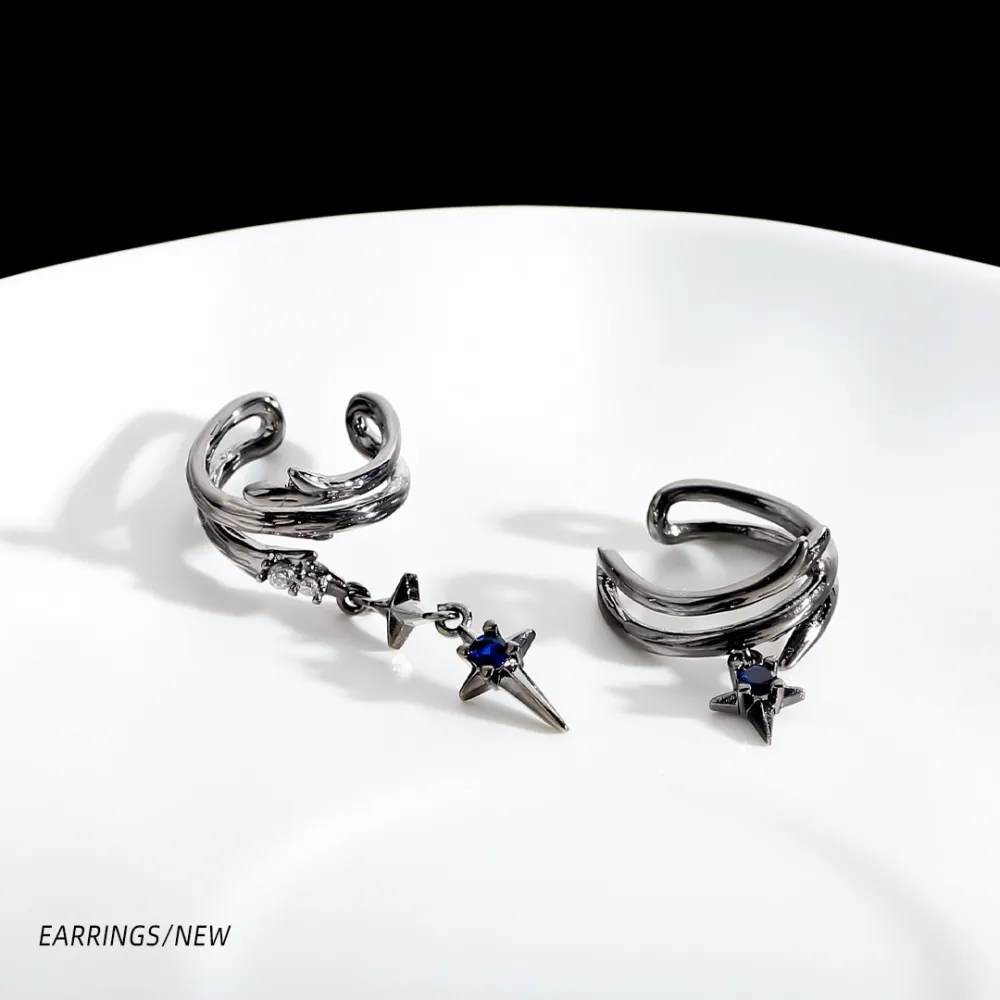 Dark Thorns Ear Clip Non-piercing Earrings