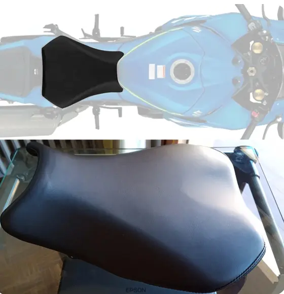 Suitable For Suzuki GSXR1000 Front And Rear Seat Bag Front Leather Seat