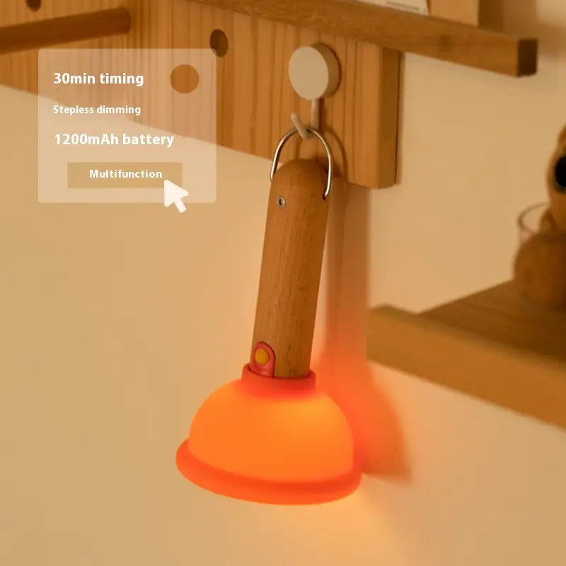 Shenjin Toilet Suck Small Night Lamp Manure Feeling Silicone