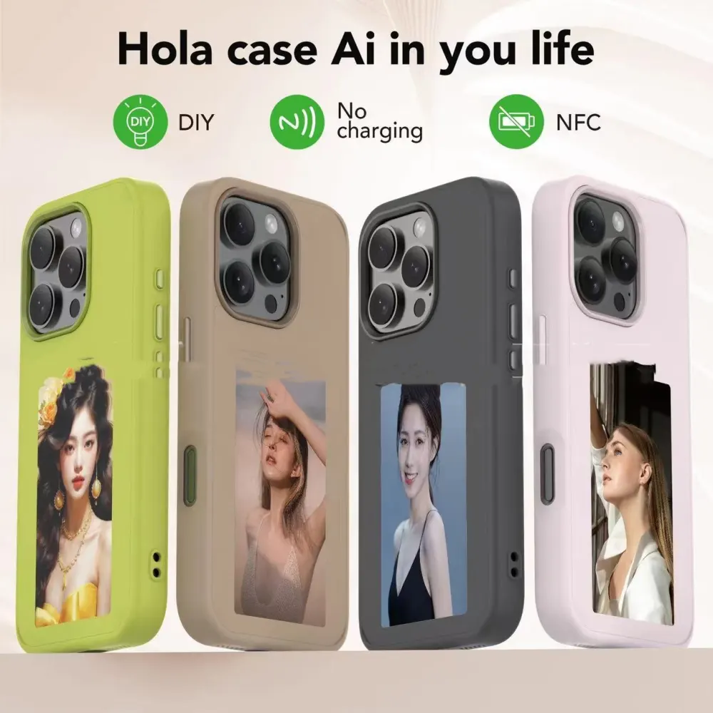 Four-color E-ink Screen Projection DIY Phone Case