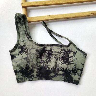 Dyed Green Bra