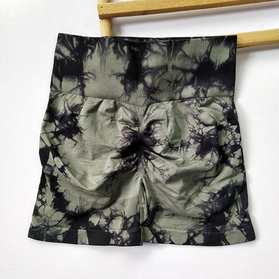Dyed Green Shorts