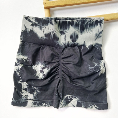 Dyed Black Shorts