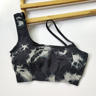 Dyed Black Bra