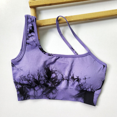 Dyed Purple Bra