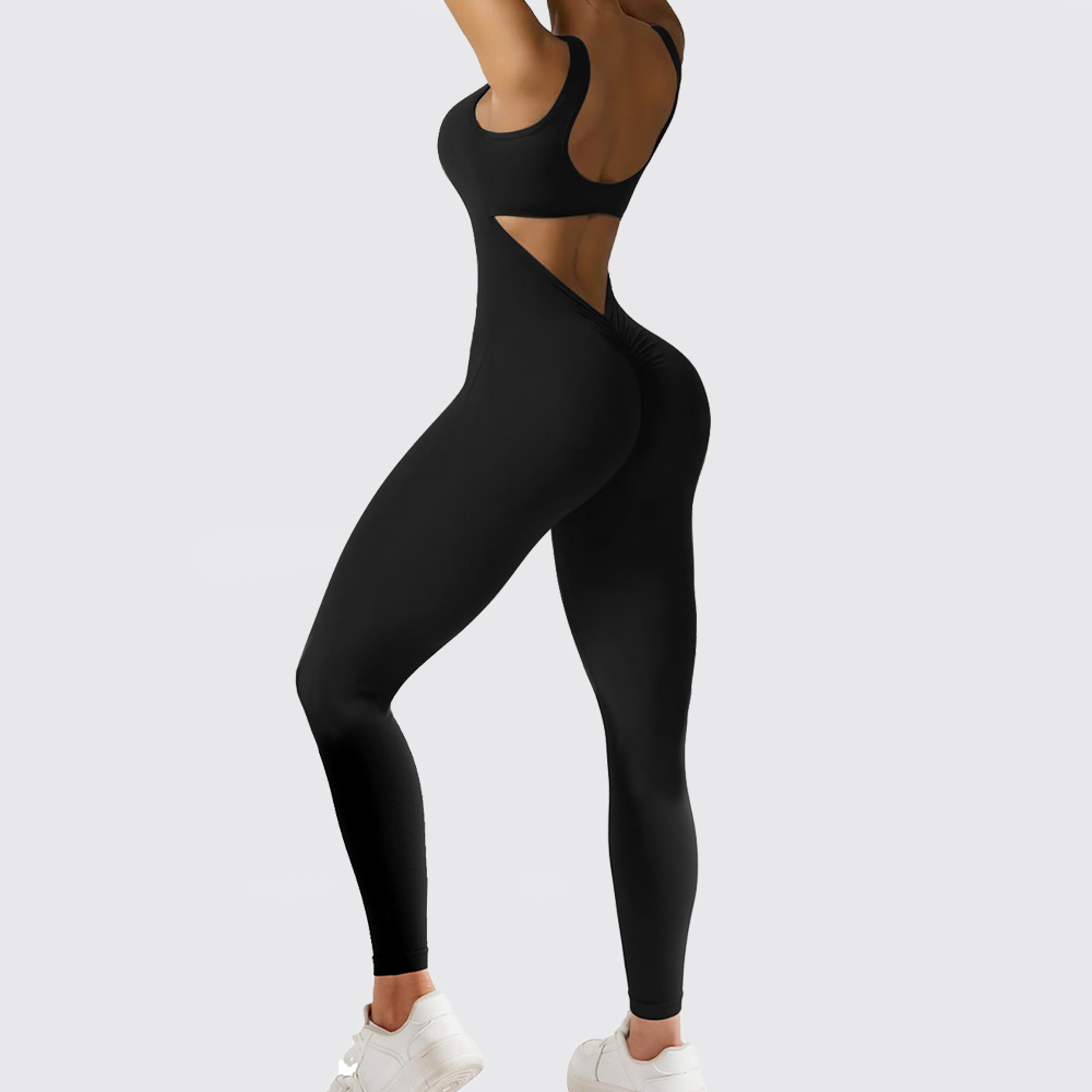 Flare Yoga Jumpsuit for Women. Unique design, stylish and beautiful. Good material, comfortable wear. A variety of colors, any choice. Product information: Thickness: thin Fabric name: Polyester Elasticity: high elasticity Pants length: trousers Waist typ