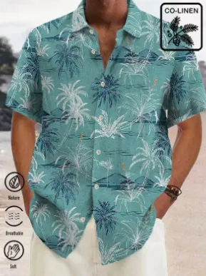 Fashion Printed Shirt Men's Clothing Print Lapel