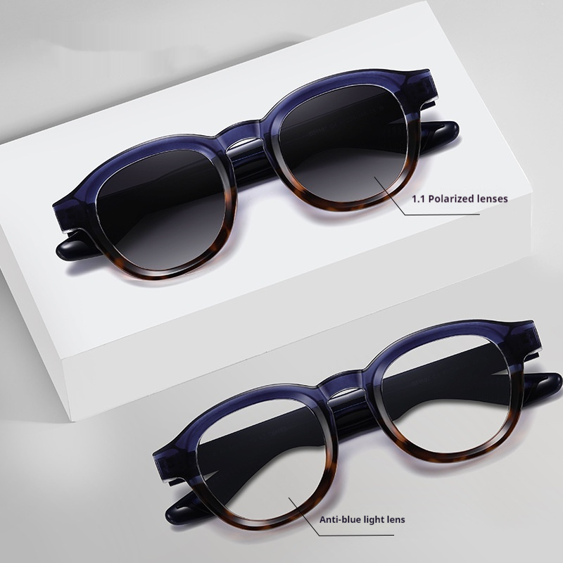 Women’s Polarized Neutral Retro Anti-blue Light Sunglasses