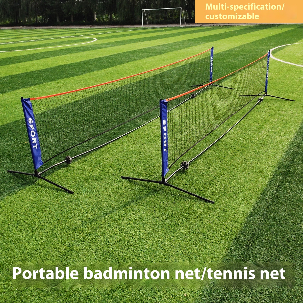 Manufacturer Portable Badminton Bracket Supporting Folding Badminton Net Rack - Image 4