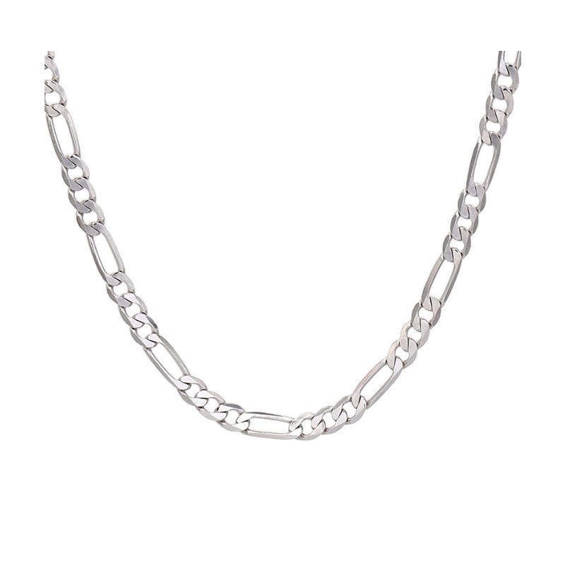 Hip Hop Silver Necklace Men And Women Thick Type