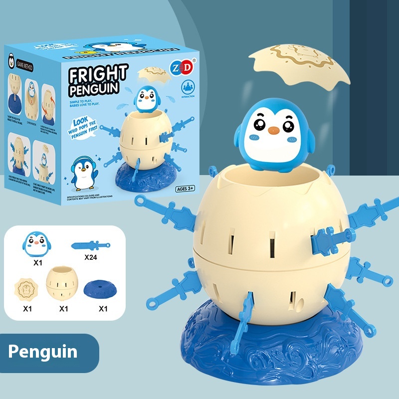 Mini Blue Penguin Pirate Egg