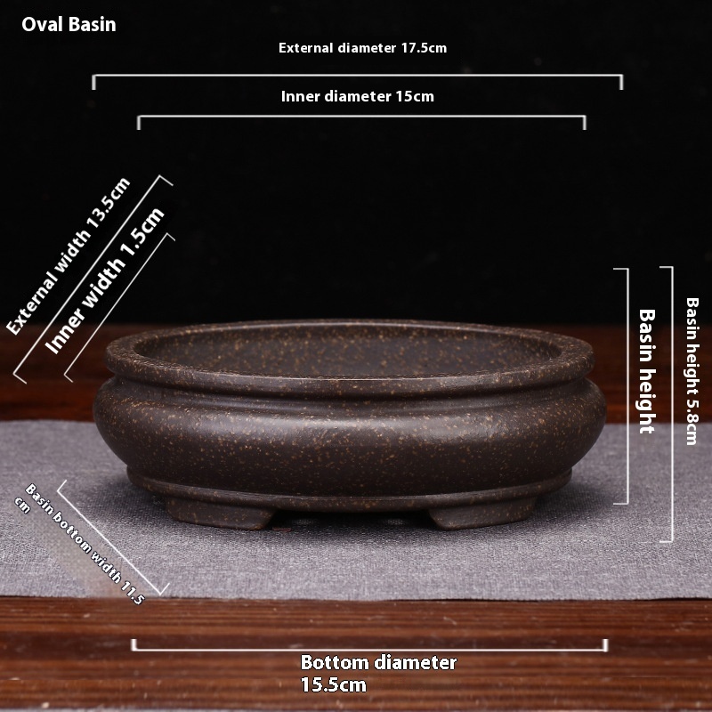 Oval Black