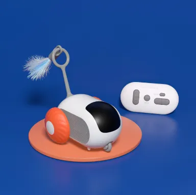 Remote Control Interactive Cat Car Toy USB Charging Chasing — Orange sports car2. / USB