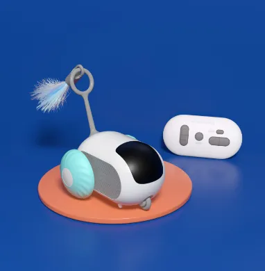 Remote Control Interactive Cat Car Toy USB Charging Chasing Automatic Self-moving Remote Smart Control Car Interactive Cat Toy Pet Products - Blue ...