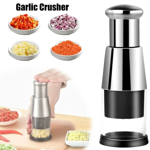 Garlic Crusher Onion Chopper Multipeler Vegetables Manual Press Machine