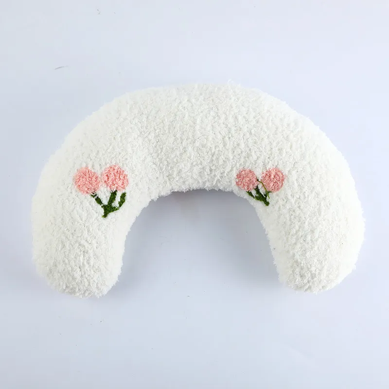 Little Pillow For Cats Fashion Neck Protector Deep Sleep Puppy U-Shaped Pillow Pets Pillow Kitten Headrest Dog Sleeping Pillow Pet Products - White1 - View 1