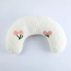 Little Pillow For Cats Fashion Neck Protector Deep Sleep Puppy U-Shaped Pillow Pets Pillow Kitten Headrest Dog Sleeping Pillow Pet Products - White1 - View 1