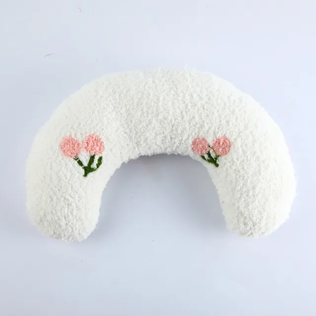 Little Pillow For Cats Fashion Neck Protector Deep Sleep Puppy U Shaped Pillow Pets Pillow Kitten Headrest Dog Sleeping Pillow Pet Products White1 - Shop at LoveMi