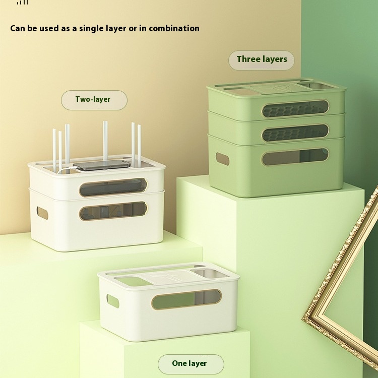 Router Storage Box Wireless Wifi TV Set-top Box Rack
